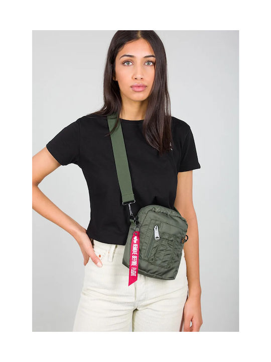 Alpha Industries Geantă pentru bărbați Umăr / Crossbody Verde