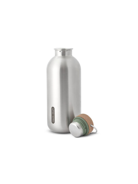 Black+Blum Bam Bottiglia Grătare comerciale Metalic con tappo in sughero Argintiu 600ml