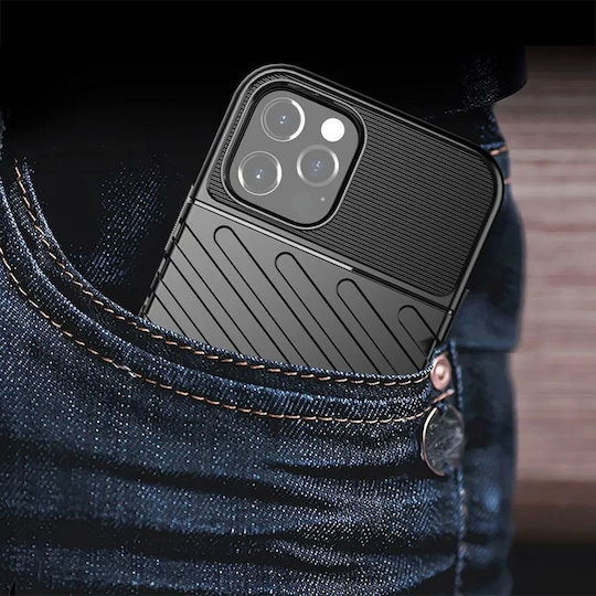 Thunder Umschlag Rückseite Silikon Schwarz (XIAOMI Redmi 14CC)