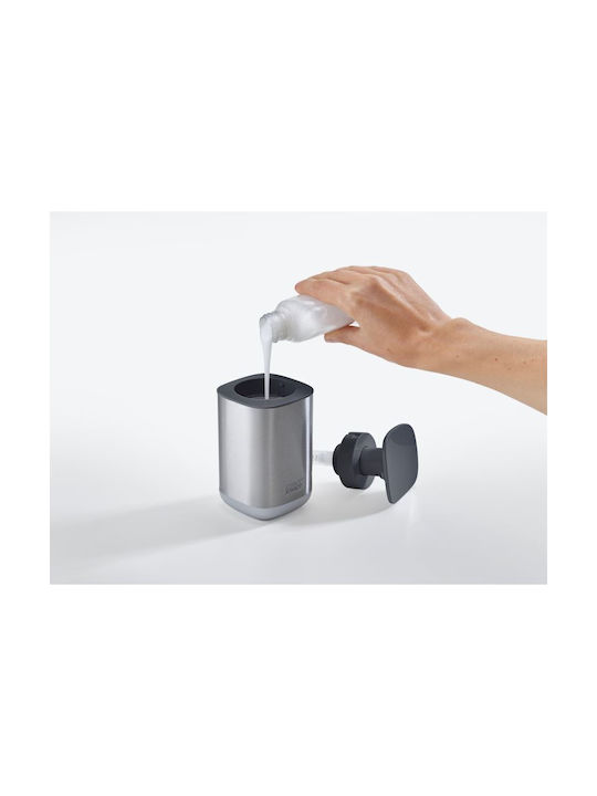 Joseph Joseph Presto Επιτραπέζιο Dispenser από Ανοξείδωτο Ατσάλι Γκρι 350ml