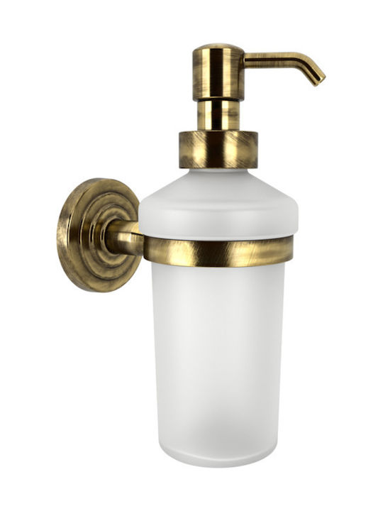 Verdi Wall-mounted Dispenser Glass Gold 500ml