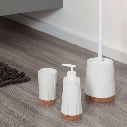Sealskin Cork Dispenser made of Porcelain White 350ml