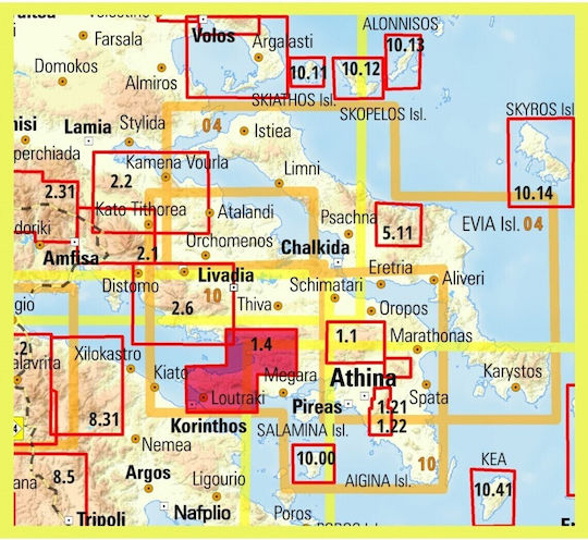 ΚΙΘΑΙΡΩΝΑΣ-ΠΑΤΕΡΑΣ-ΓΕΡΑΝΕΙΑ ΧΑΡΤΗΣ 1:25000 ΤΟΡΟ