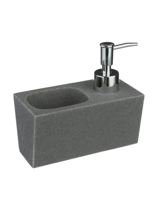 Atmosphera Dispenser Kitchen Plastic with Sponge Holder Gray 170ml