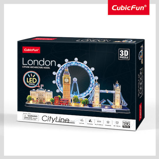Puzzle 3D 186pcs