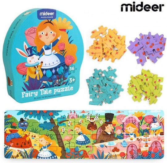 Puzzle pentru Copii Alice In Wonderland pentru 3+ ani+ Ani 36buc MiDeer