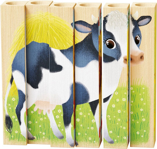 Holz Kinderpuzzle 6pcs Quercetti