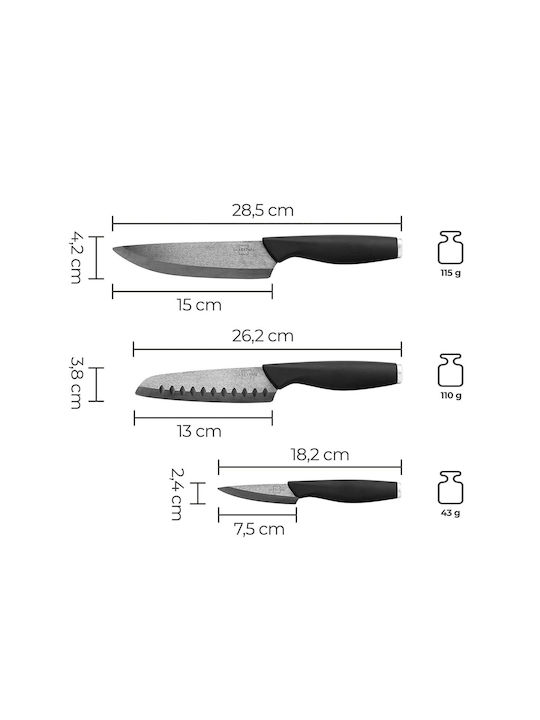 Design Is This High Performance Silberthal Knife Set from Ceramic 3pcs