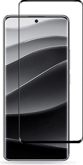 3D 0.3mm Adeziv complet Full Face Tempered Glass Negru (Redmi Note 14 Pro 5G / 14 Pro+ / Poco X7)