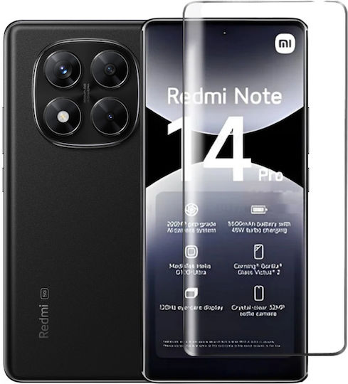 3D 0.3mm Full Glue Full Face Tempered Glass Μαύρο (Xiaomi 14 ProRealme 14 Pro)