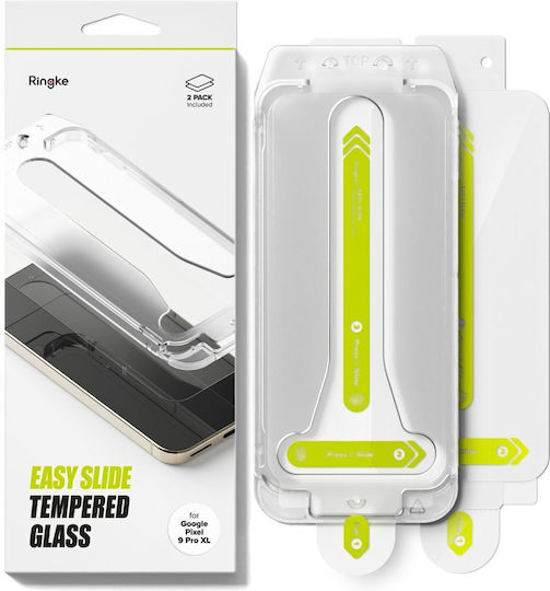 Ringke Easy Slide Gehärtetes Glas 2 Stücke (Google Pixel 9 Pro XL / Pixel 10 Pro XL)