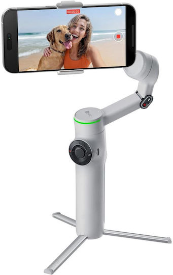 Insta360 Flow 2 Pro Creator Kit Phone Gimbal with 3 Axis Stabilization and 10 Operating Hours Gray