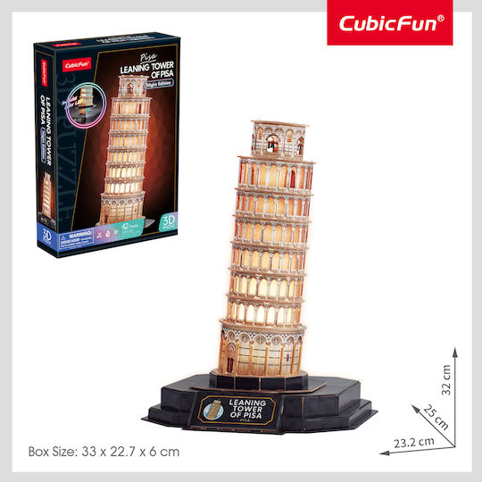Led Leaning Tower Puzzle 3D 42pcs