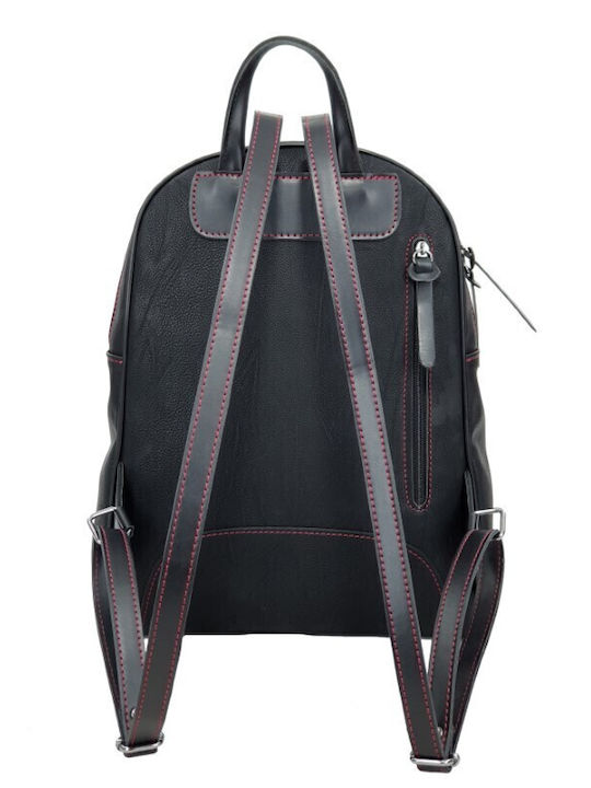 Women's Bag Backpack Black Croco