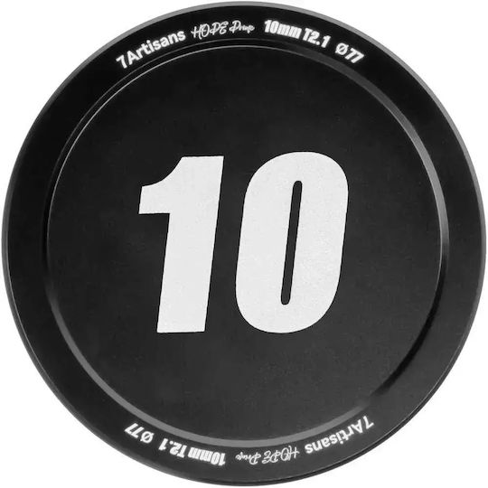 7artisans Crop Φωτογραφικός Φακός Photoelectric 10mm T2.1 Hope S35 Cine Σταθερός για Canon RF Mount Μαύρος