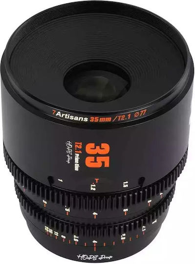 7artisans Crop Φωτογραφικός Φακός Photoelectric 35mm T2.1 Hope S35 Cine Σταθερός για Canon RF Mount Μαύρος
