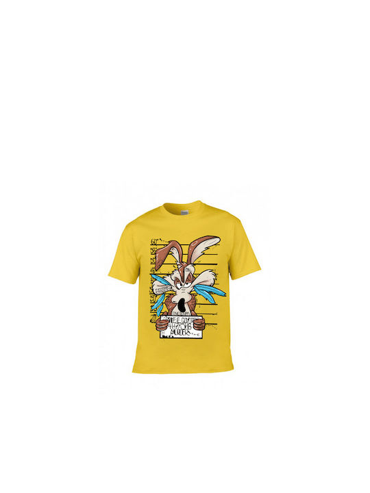 Gildan Coyote Mugshot T-shirt Yellow