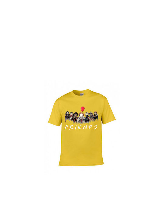 Gildan Horror T-shirt Yellow