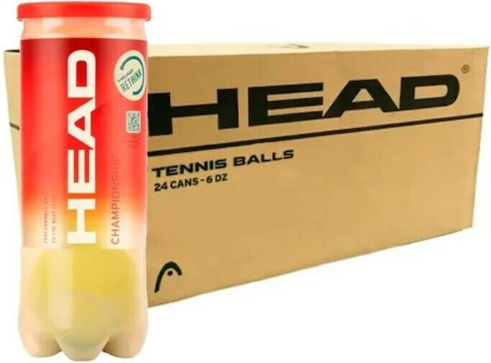 Head CHAMPIONSHIP Mingi De Tenis Pentru Practică 72 Bucăți