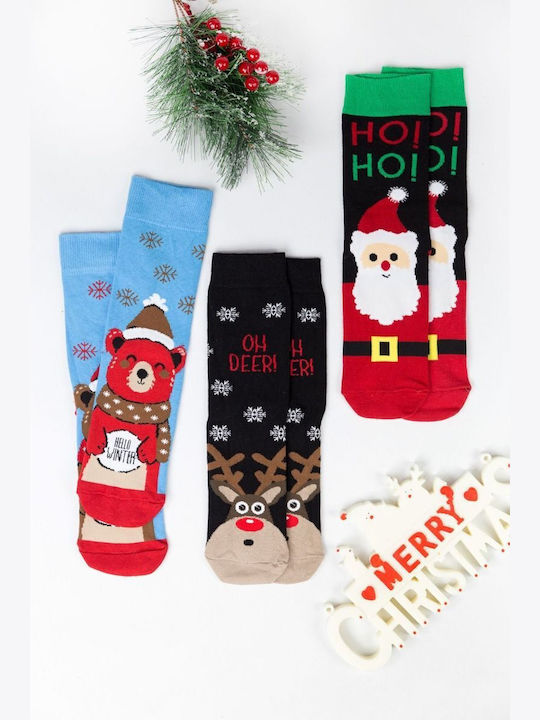 Șosete de modă pentru bărbați Hello Winter Bumbac 3 Perechi Cimpa 39185 Multicolor Șosete de modă pentru bărbați Hello Winter Bumbac 3 Perechi Cimpa 39185 Multicolor