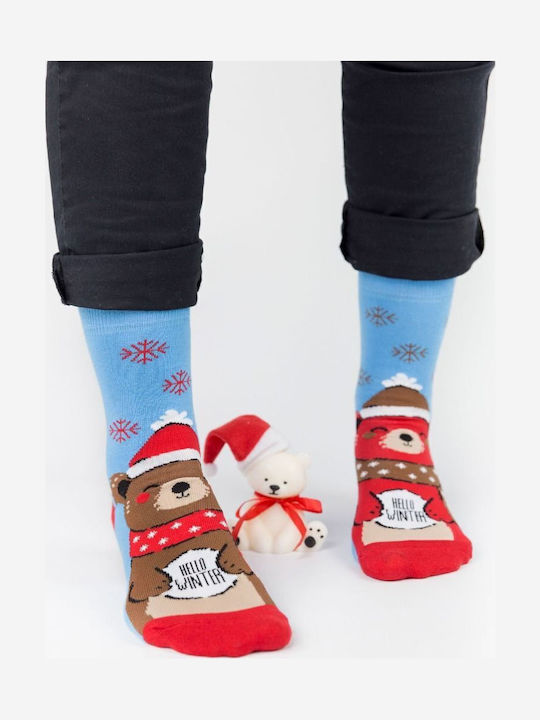 Șosete de modă pentru bărbați Hello Winter Bumbac 3 Perechi Cimpa 39185 Multicolor