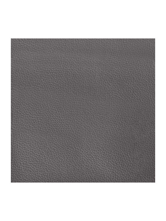 Dining Room Artificial Leather Chair Grey 45x54x83cm 2pcs