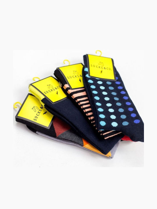 Șosete casual pentru femei, diferite din bumbac, 4 perechi Cimpa 37030 multicolor