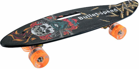 Action One Complete Penny Board Bullet Speed 60 X 17 Cm Portable