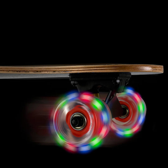 Action One Complete Longboard Dragon 80 X 20 Cm Red