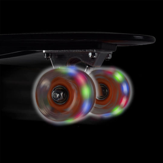 Action One Complete Penny Board Warp 56 X 15 Cm Led Wheels