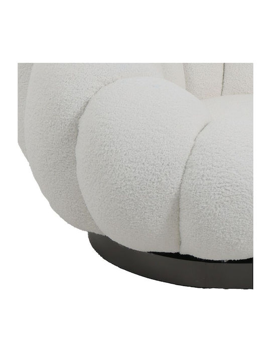 Nester Sessel Drehbar White 98x97x69cm