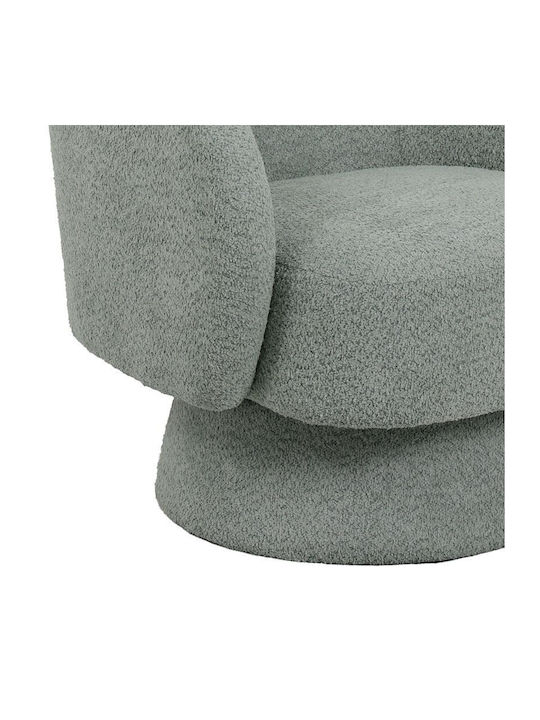 Kreslo Sessel Drehbar Light Green 78x81x77cm