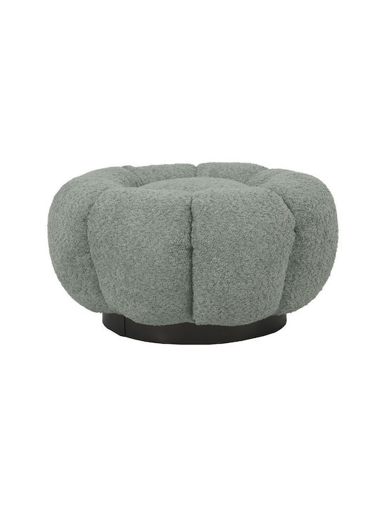 Stool For Living Room Upholstered with Fabric Nester Pistachio Shade 60x60x31cm