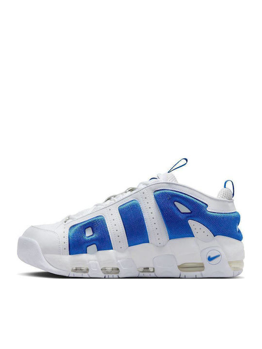 Air More Uptempo Low Sneakers White / Royal