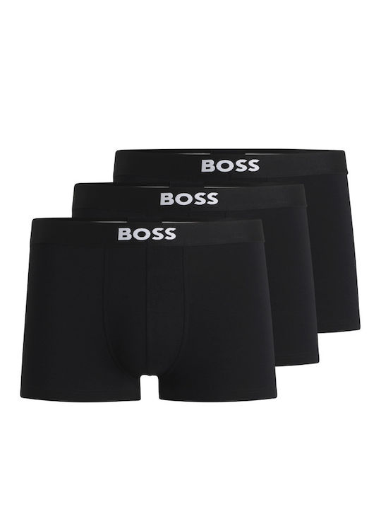 Slipuri pentru bărbați Black 3Pachet