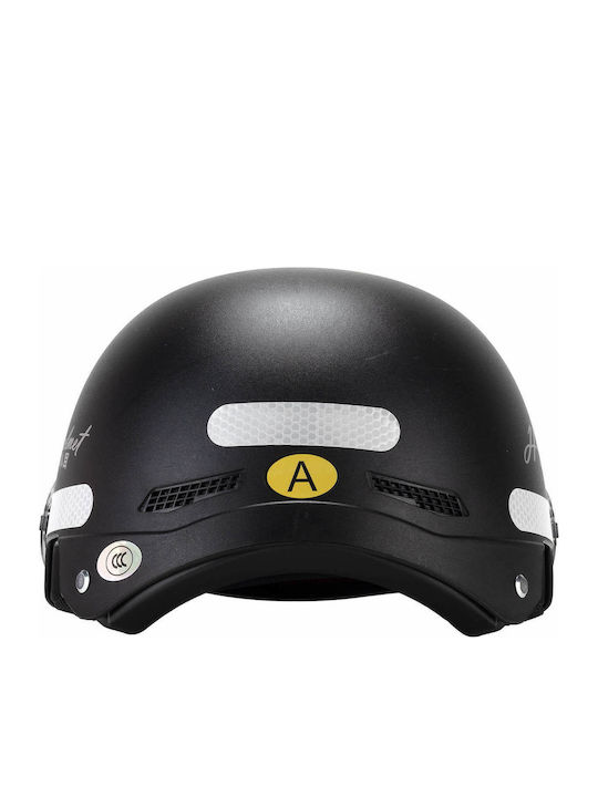 Action One Jump Safety Helmet Visor Adjustable Black