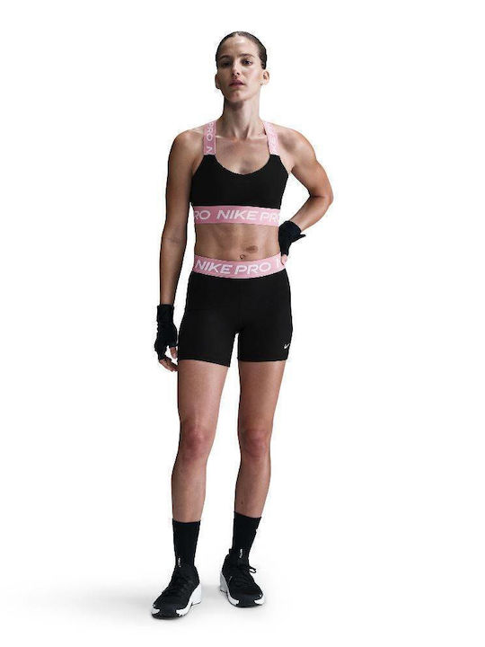Women's Sports Bra without Padding Black / Pink