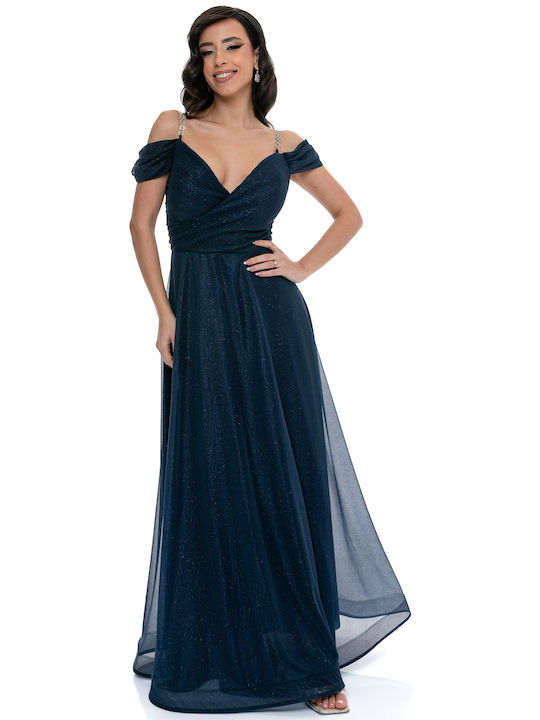 RichgirlBoudoir Sommer Maxi Kleid für Hochzeit / Taufe Blau