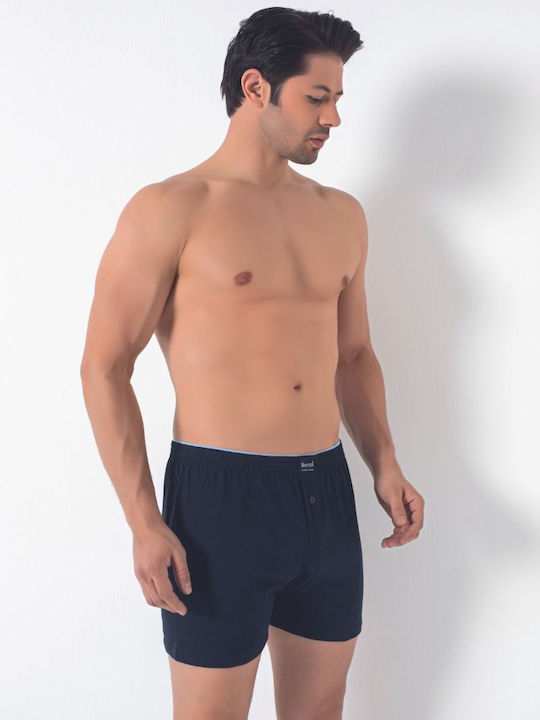 Berrak Herren-Boxershorts 1Packung Dark Blue