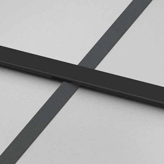 Vidaxl Σετ Συρόμενης Πόρτας Υλικό Μαύρο 102,5x205 Cm Μαύρο
