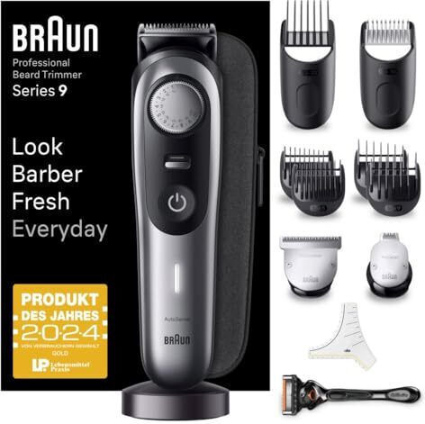 Braun Trimmer Rechargeable Satin Chrome BT9440