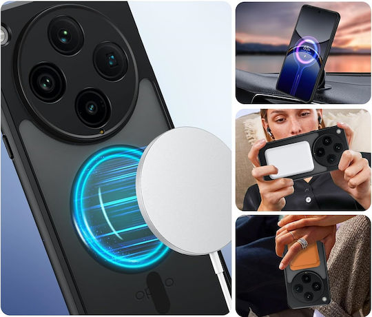 Erbord Back Cover Plastic / Silicone Black (Oppo Find X8 Pro)