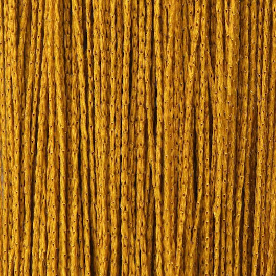 vidaXL Σετ Κουρτίνες με Τούνελ String Χρυσές 140x250εκ.