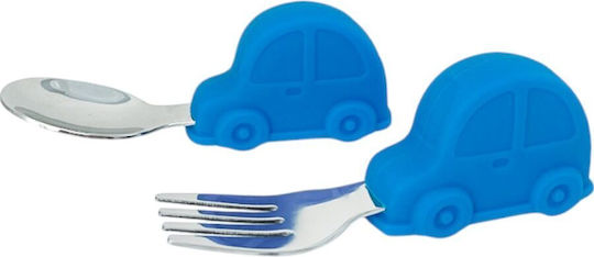 Queen Mother Baby Food Plate made of Silicone Blue