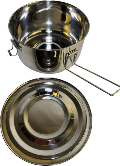 Epiplo-Fos Lunchbox Inox Silber 16x8cm 1Stück