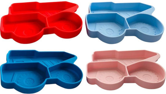 Queen Mother Baby Food Plate made of Silicone Blue