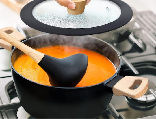 MasterChef Natürliche Tiefe Topf aus Aluminium 24cm