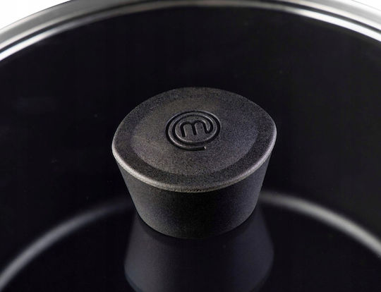 MasterChef Essential Tiefe Kochtopf aus Aluminium 24cm