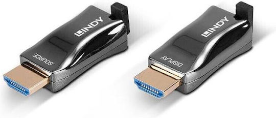 Lindy 300m HDMI 4K60 Fiber Optic Dongle Extender