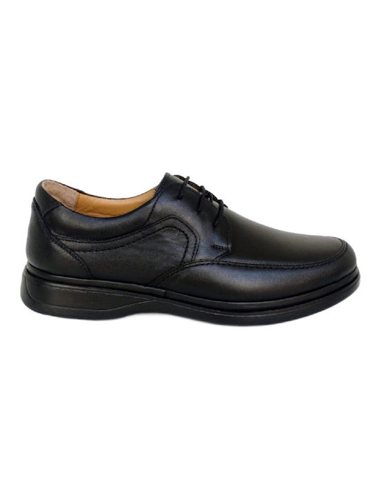 Antonello Men's Leather Casual Shoes Black